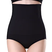Высокая Талия Утягивающие трусики дышащий Body Shaper женские бесшовные утягивающие нижнее белье трусы-шортики Утягивающие трусы