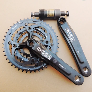 

TV 44*32*22 170 MM 10 thread ISIS 118mm BB mtb bicycle crank set chain wheel