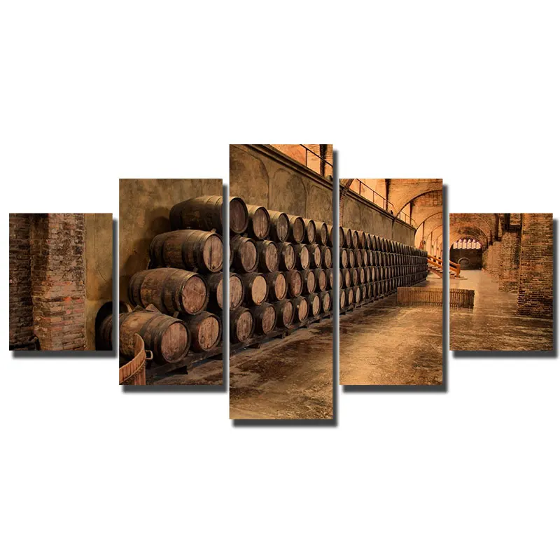 

Artryst Vintage wine cellar Canvas Print Painting Wall Pictures for Living Room Store Decoration Wall Art Home Decor WY142