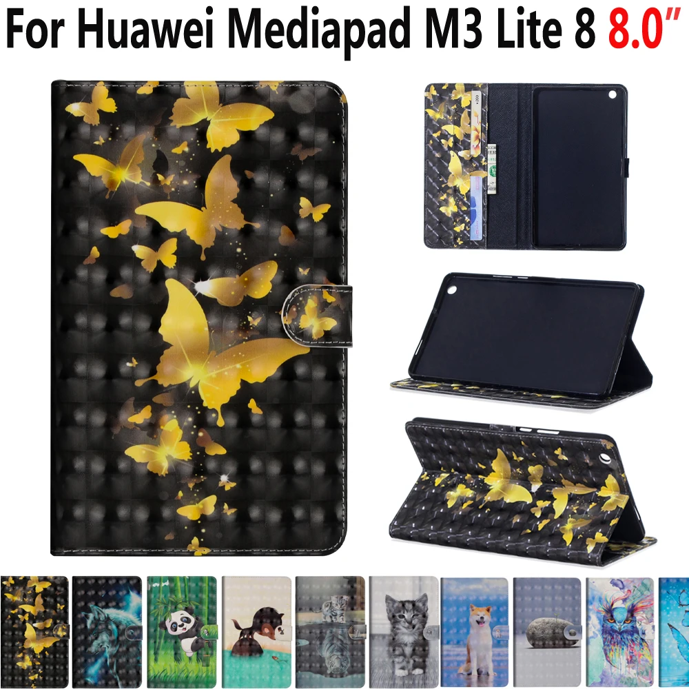 Животное чехол для huawei Mediapad M3 Lite 8 8,0 CPN-L09 CPN-W09 CPN-AL00 Противоударная защитная задняя крышка из подставка чехол для huawei Mediapad M3 8 Lite