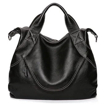

Women Bag Genuine Leather Bag Brands Leather Handbag Female Shoulder Crossbody Bags Cowhide Fashion Design Messenger Bags