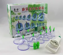 Body Health Care Vacuum Cupping Device,12 Tank Vacuum Magnetic Therapy Devices Massager Therapy Suction Apparatus Cups C772