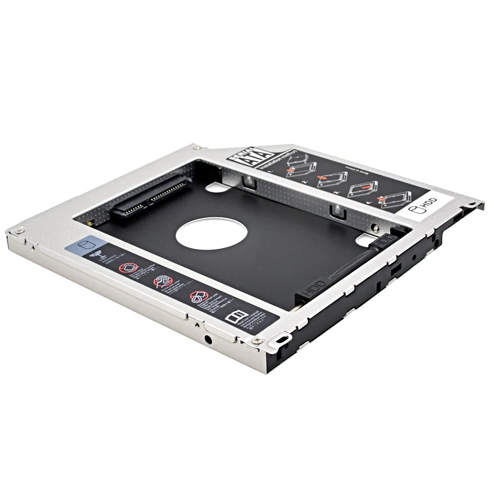 CHIPAL металлический SATA III 2nd HDD Caddy 9,5 мм SSD корпус жесткого диска для Apple Macbook Pro Air SuperDrive Optibay