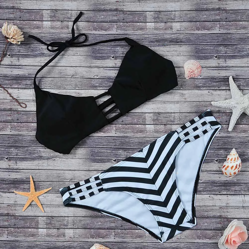 

Bikiny set 2019 Push-up Padded Swimsuit Bathing Sexy Women Floral Bikini Set Swimwear costumi mare donna biquini cintura alta