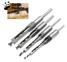 Free Shipping Square Hole Bits (6-20)  Wood Drill Bit Mortising Chisel Set  Mortiser Drills Bit Set