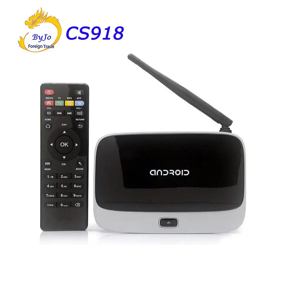 

NEWest 4K Upgraded CS918 ( RK3229) 2G DDR3 8G/16G/32G Flash Quad Core CPU Support 4K Android TV Box WiFi HDMI