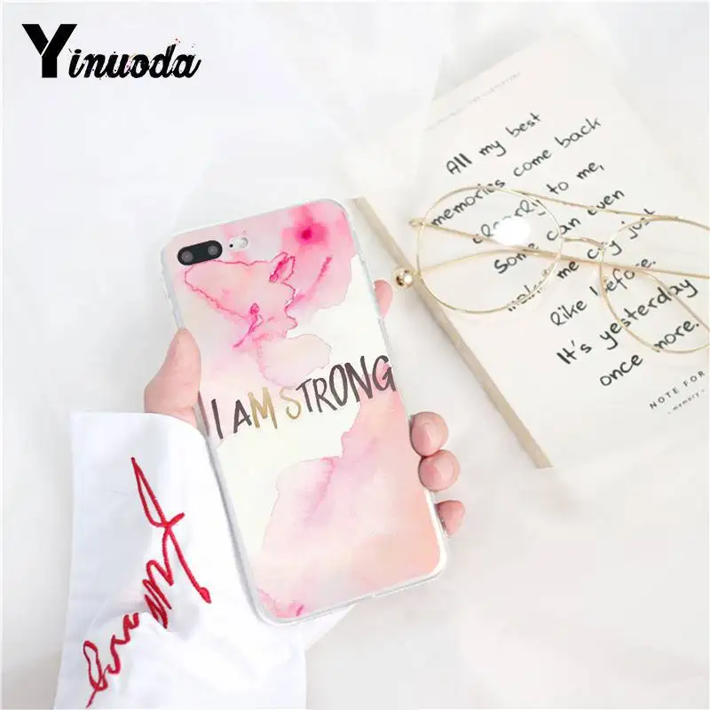 Yinuoda السفر التنفس على طريقة الفاخرة فريد تصميم الهاتف غطاء ل فون 8 7 6 6 S زائد X XS ماكس 5 5 S SE XR 10 حالات