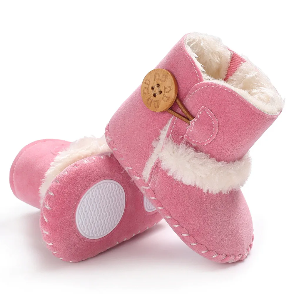 TELOTUNY/Обувь для первых шагов; милые зимние ботинки на мягкой подошве для маленьких мальчиков и девочек; мягкая обувь для малышей; ботинки для малышей; модная новинка; nov24