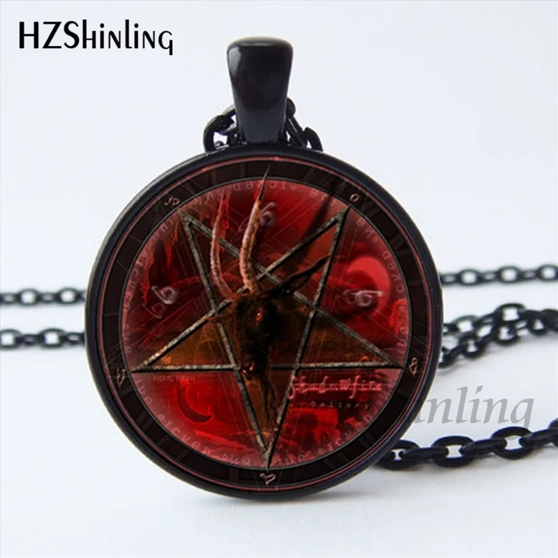 Колье с подвеской в виде пентаграммы Baphomet новейшая модель NS 00809 года цепочка