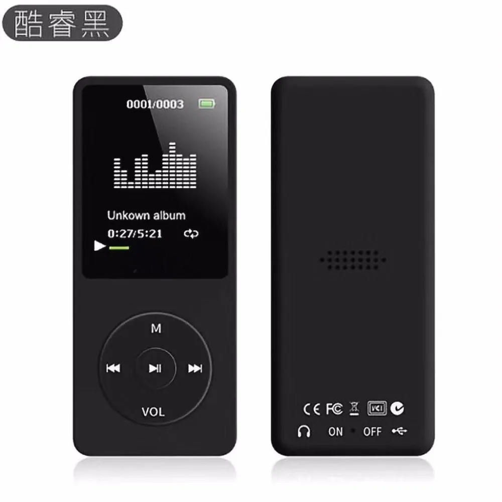 MPLSBO HiFi 8 Гб MP4 плеер с 1,8 дюймов TFT экран mp3 Поддержка TF/SD карты FM радио Запись голоса портативный спортивный музыкальный плеер