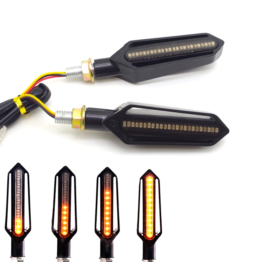 

Universal 12V Motorcycle turn signal lights clignotant moto led Amber Indcator FOR suzuki bandit 400 burgman 400 yamaha nmax