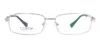 Montures de lunettes en titane flexibles, rectangulaires, lunettes progressives, pour hommes, Prescription ► Photo 2/6