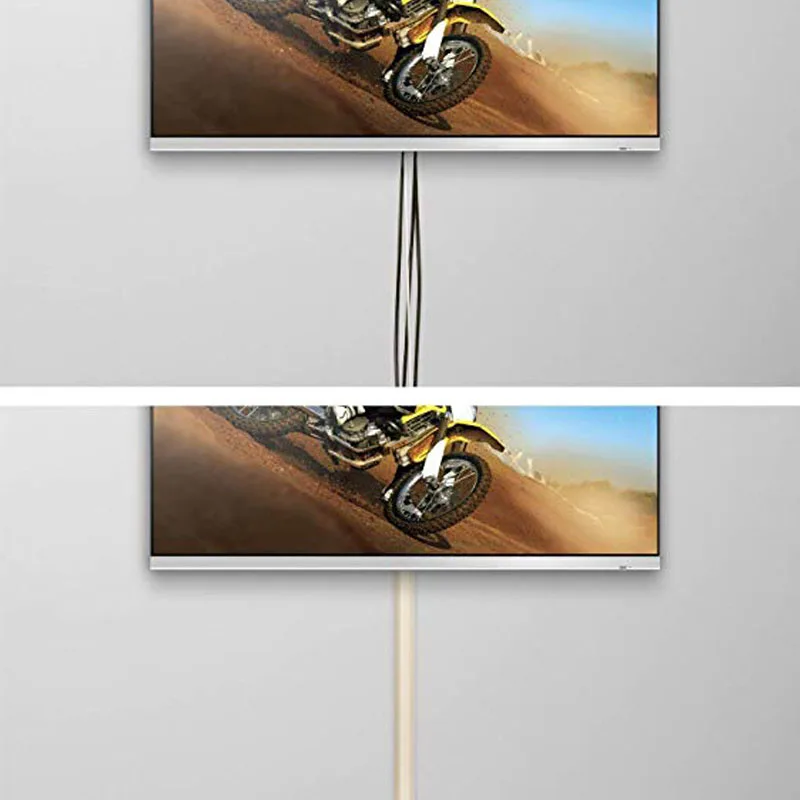 Кабель Raceway On Wall Cord Cover поверхностное крепление электрического канала для скрытия