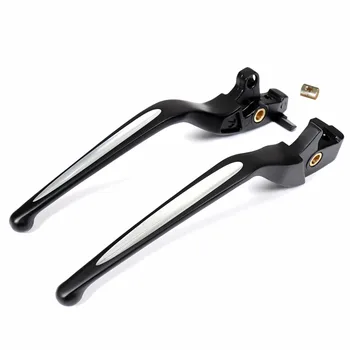 

Left&Right Black Aluminum Shallow Cut Hydraulic Clutch Brake Lever For Victory Cross Country Vegas 2016-2017