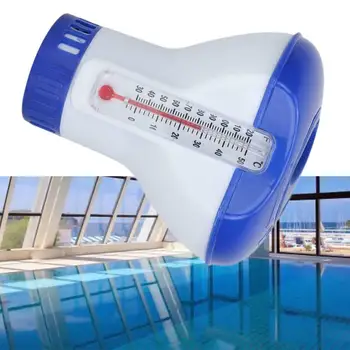 

Floating Chemical Chlorine Tablet Automatic Dispenser with Thermometer Swimming Pool Disinfection HUG-Deals