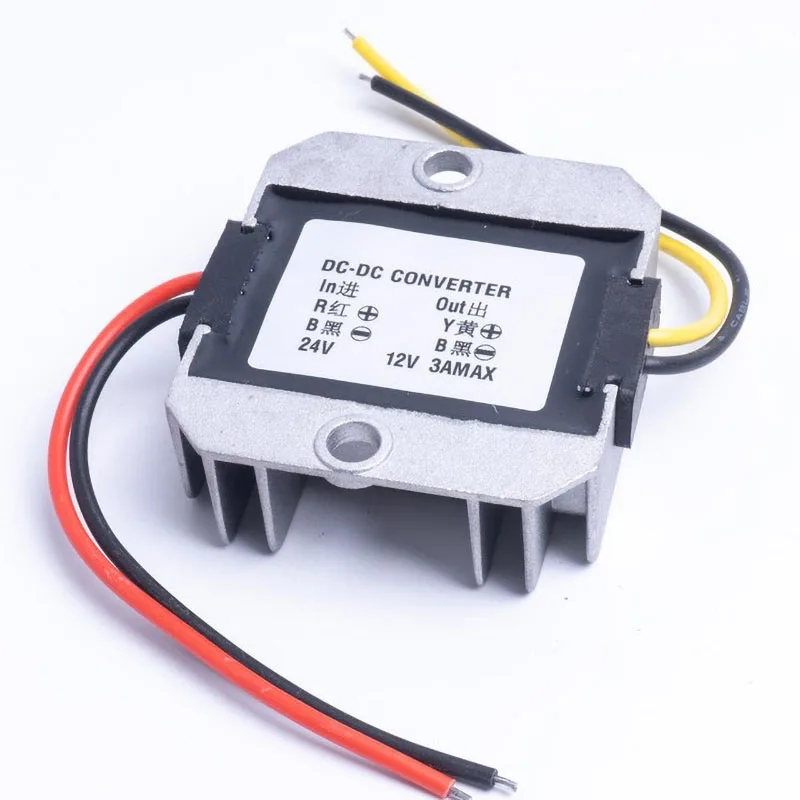 24V TO 12V 3A DC 24 V TO 12 V 3A 5A 8A 10A DC power высококачественный преобразователь понижающий регулятор постоянного тока для Automot - Цвет: 24V TO 12V 3A