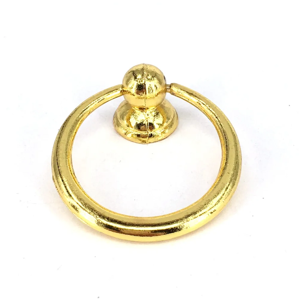 37mm*17mm Drop ring ktichen knob handle gold drawer knob pull