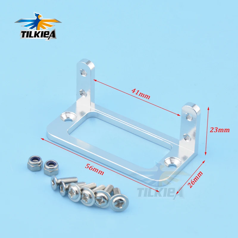 

CNC Aluminum Alloy Servo Holder Servo Mount For RC Airplane Boat Car Servo