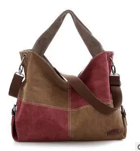 Caerlif новая вместительная Холщовая Сумка, модная сумка на одно плечо, женская сумка-мессенджер - Цвет: brown