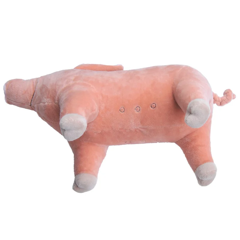 Милый плюшевый поросенок французский бульдог жевательные игрушки для укус собаки-устойчивая игрушка для домашних животных, вентиляционная кукла, спящая с животными, товары для животных