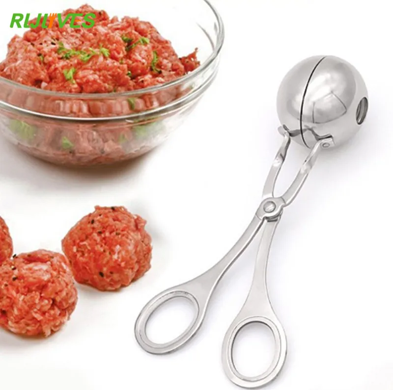 RLJLIVES DIY meatbals изготовление формочка из нержавеющей стали говядины митболы из свинины рыбы рисовые шарики производитель кухонных принадлежностей