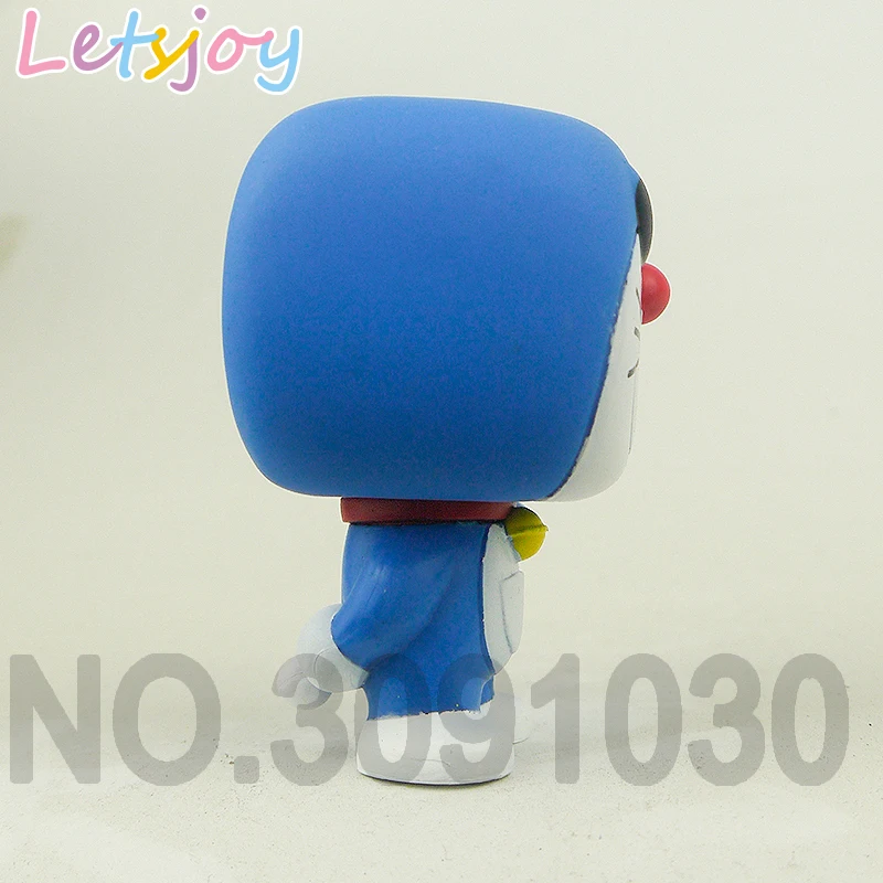 Official Doraemon bule fat letsjoy 12cm Pikachu Pokemones Cartoom Anime Action Figure pop horse hand-done doll Japan  Movie & TV