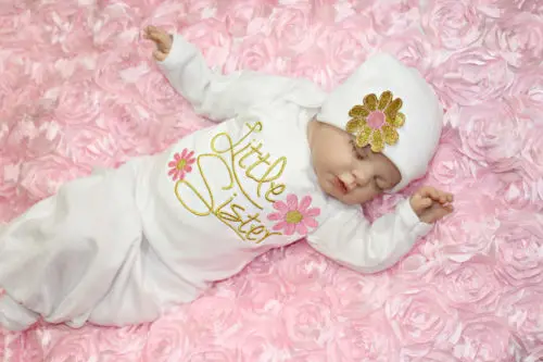 Одежда для сна для новорожденных девочек, халаты, комбинезон шапка с длинными рукавами, комплект домашней одежды