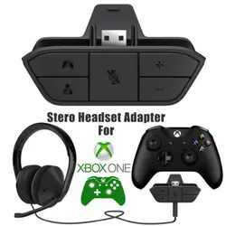Черный стерео гарнитура адаптер гарнитура аудио адаптер для наушников конвертор для microsoft Xbox One Беспроводной игровой контроллер