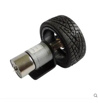 

JGA25-310 reduction motor + fixed frame + coupling + wheel