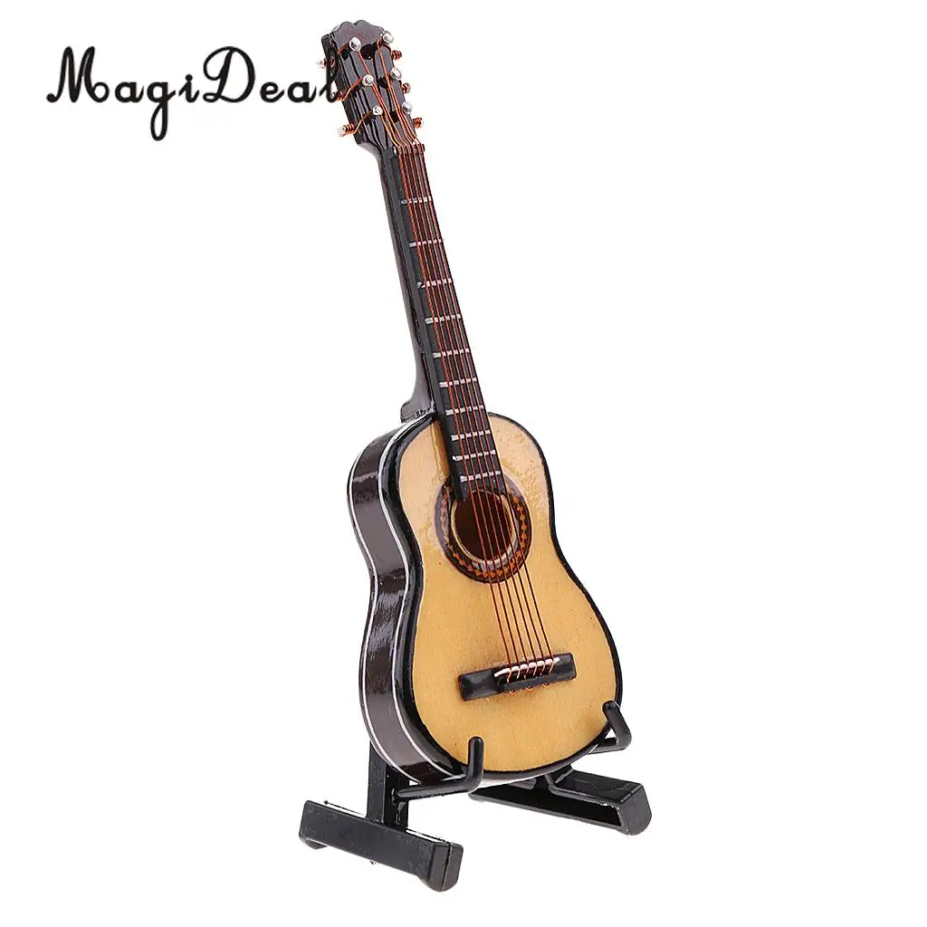 MagiDeal 1/6 Scale Handmade Classic Guitar Model Instrument for 12 Inch Action Figure Doll Toys Soldier Model DIY Accessories