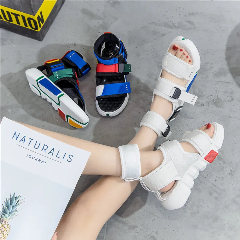 Women's Sandals 2019 Summer High Heels Sandals For Women Chunky Sandal Womens Wedge Platform Shoes Casual Summer Sandal Women's Sandals 2019 Summer High Heels Sandals For Women Chunky Sandal Womens Wedge Platform Shoes Casual Summer Sandal