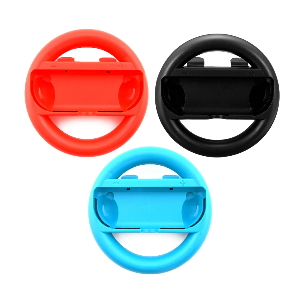 

100PCS High quality Joy-con Racing Game Steering Wheel Handle Hand Grip Holder Gamepad for NS N-Switch Left Right Joystick