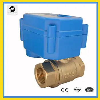 

CWX-15 1/2'' DN15 mini electric ball valve DC9-24v motorized valve with two wires CR01 for HVAC,irrigation equipment,water meter