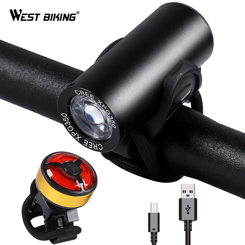 WEST BIKING Mini Front Cycling Light USB Rechargeable Bicycle Rear Light Road MTB Bike Headlight Safety Night Running Bike Light цена WEST BIKING Mini Front Cycling Light USB Rechargeable Bicycle Rear Light Road MTB Bike Headlight Safety Night Running Bike Light цены онлайн
