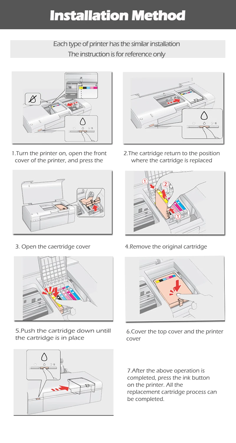 4 шт. Xiongcai для hp 903XL картридж для hp Officejet Pro 6960 6961 6963 6964 6965 6966 6968 6970 6971 принтер hp 907 черный