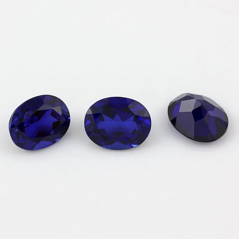 Цвет синий syn корунд диаметр 34 мм овальная форма|oval stone|stone gemblue gem stone |