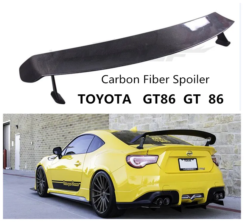 Спойлер из углеродного волокна для TOYOTA GT86 GT 86 2011 12 13 14 15 16 2017 2018 крыло Спойлеры