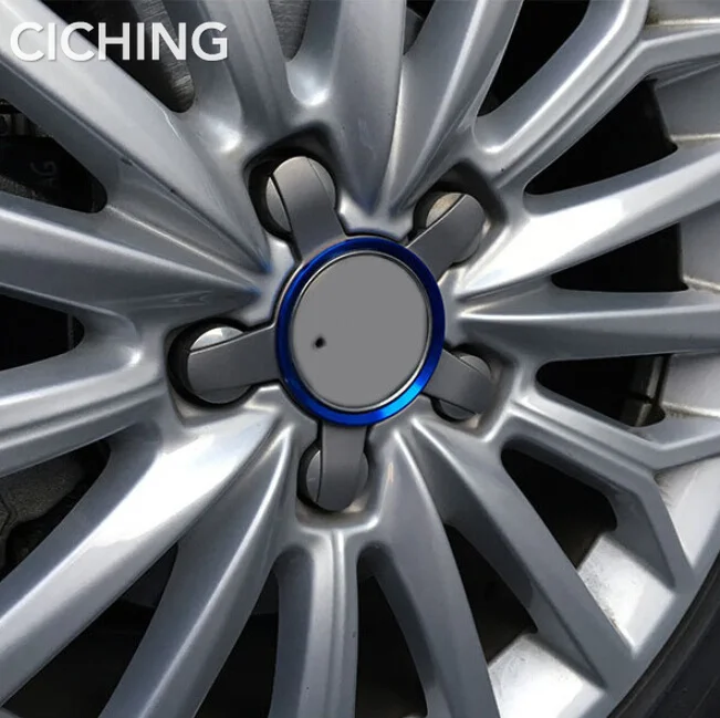 4 шт автомобилей Стильное кольцо ступицы колеса украшения круг для Citroen C-Crosser C3 C4 C5 DS5 e-мехари C-Elysee C4L C6 DS4 аксессуары