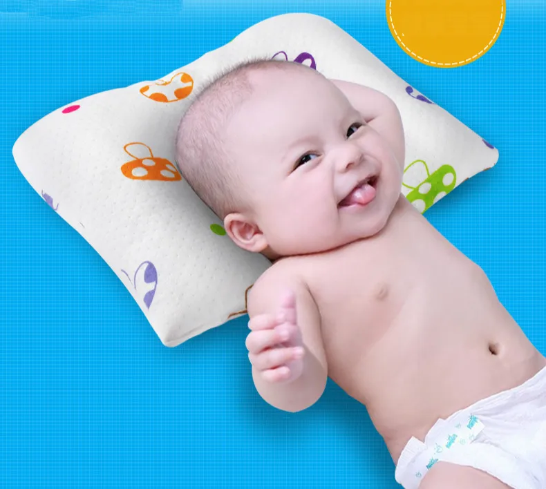 

High quality fashional baby anti-migraine buckwheat pillow 3D air cotton summer baby shaping pillow