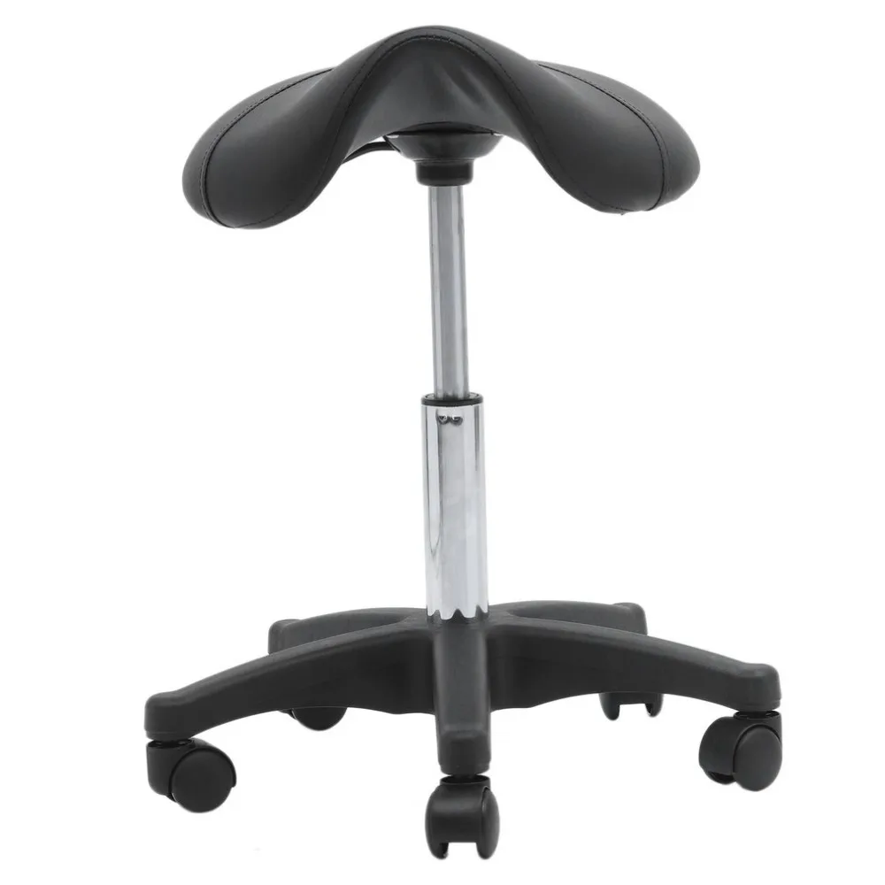 Rolling Massage Chair Comfortable Beauty Saddle Stool Adjustable Leather Gas Lift Stool Universal Swivel Manicure Chair Rolling Massage Chair Comfortable Beauty Saddle Stool Adjustable Leather Gas Lift Stool Universal Swivel Manicure Chair