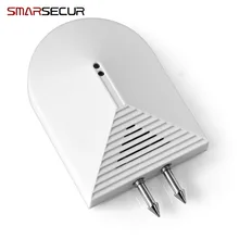 Беспроводной проникновение воды Сенсор детектор Сигнализация протекания 433 МГц для H6 сигнализации дома Системы