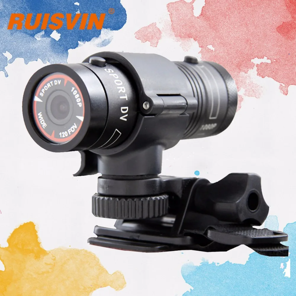 

RUISVIN Original Mini F9 Bike Action Camera Ultra HD 1080P Bike Motorcycle Extreme Sport Helmet Camera Sports DV Camcorder DVR