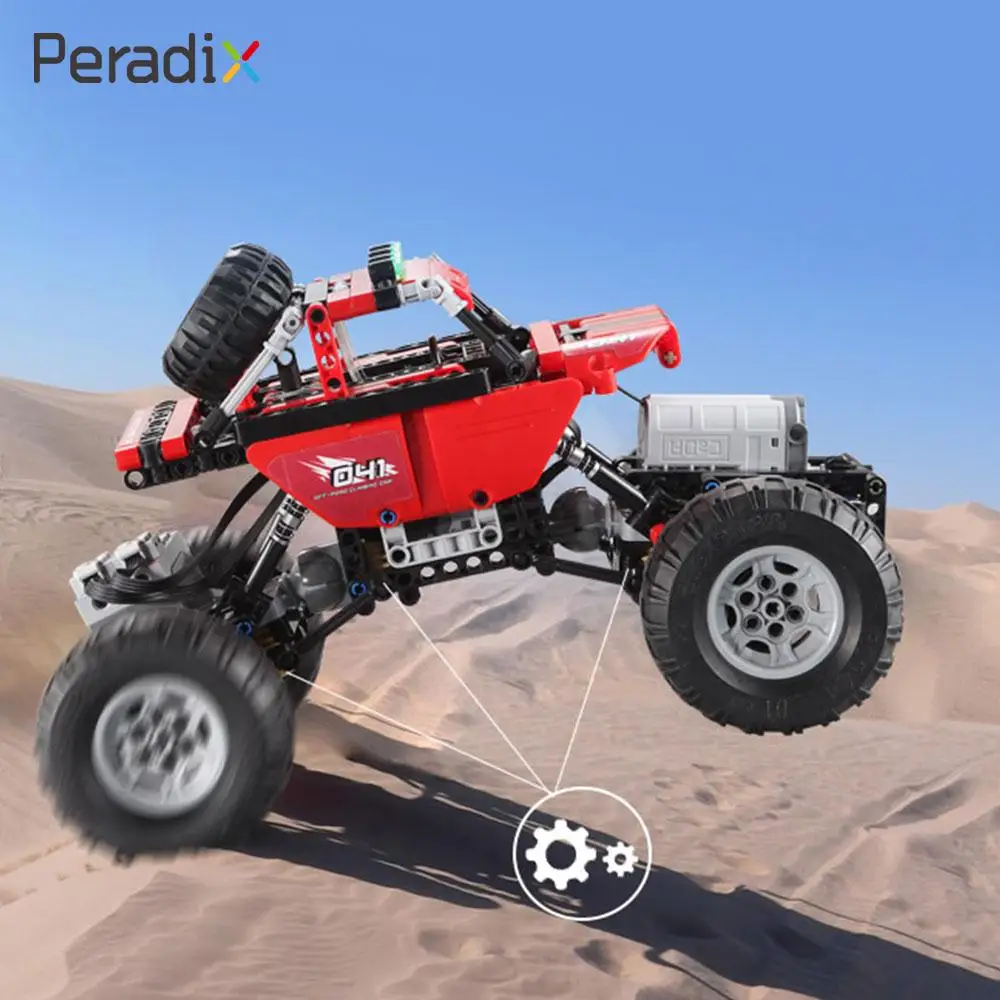 

2018 Drop Shipping Building Blocks Vehicles Premium 2.4GHz Assembled Vehicles Red Fun Toys Blocks RC Car Gift