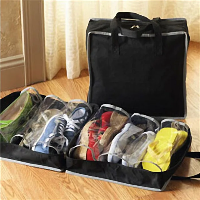 Portable Shoes Travel Storage Bag Organizer Tote Luggage Carry Pouch