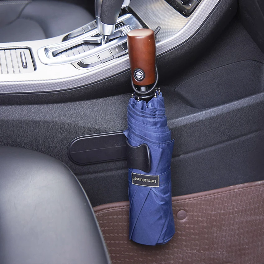 

1PC Auto Car Umbrella Adhesive Stands Hook Home Sundries Hanging Storage Umbrella Drain Rack Multi-function Punch-free Hanger
