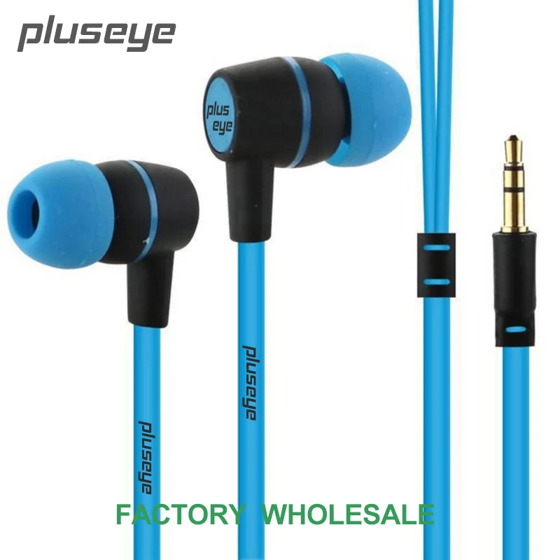 pluseye 3.5mm in ear headsets without mic music earphones for IPHONE