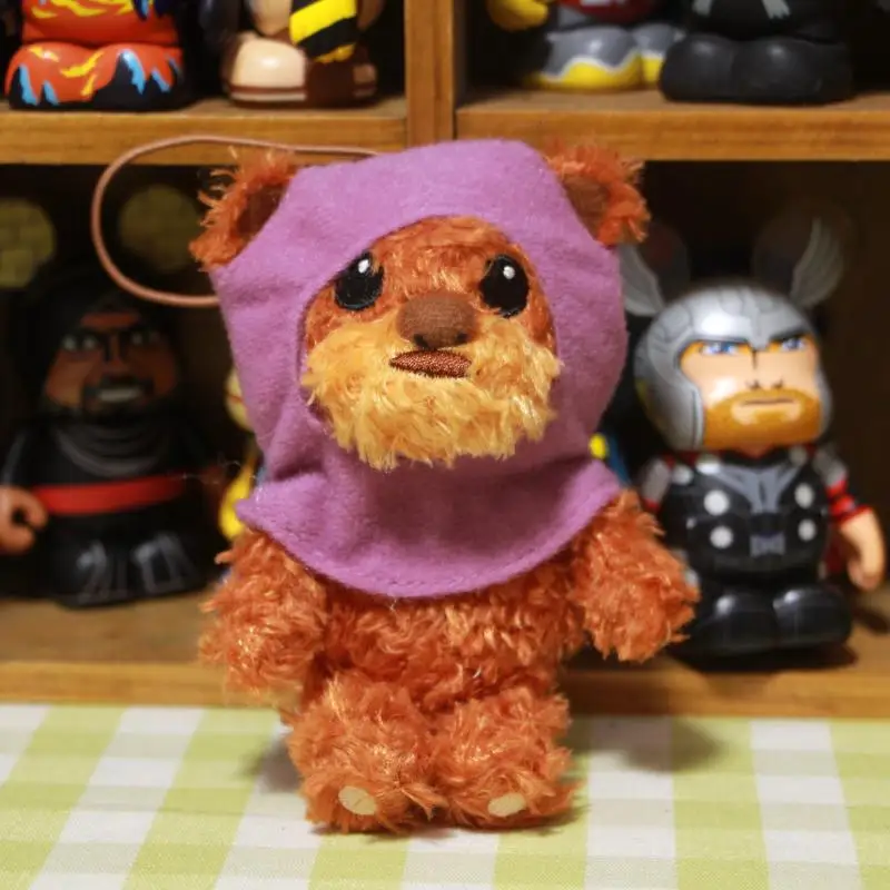 Звездные войны Калитка Ewok плюшевые игрушки чучела животные милый маленький кулон брелки для ключей детские игрушки для детей Подарки для мальчиков и девочек