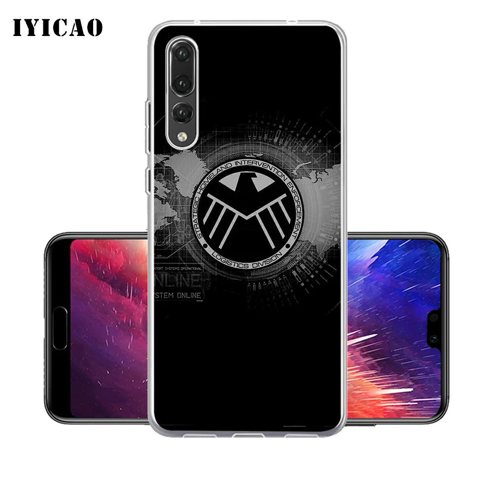 IYICAO Защитный Мягкий силиконовый чехол с Марвел для Huawei P30 P20 Pro P10 P9 P8 Lite P Smart из