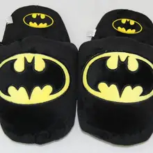 Супергерой Бэтмен Супермен Дэдпул Человек-паук Мультяшные плюшевые игрушки плюшевые домашние тапочки модная зимняя домашняя обувь мягкие игрушки