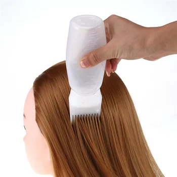 

Barber salon accessories 1cps 120ml Women's Fashion Hair Daye tool Bottle Applicator Brush Dispensing fryzjerstwo akcesoria